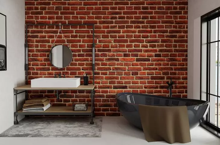 Bathroom design made with AiHouse software