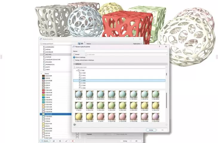 Color palette - ARCHICLUB Library from WSC