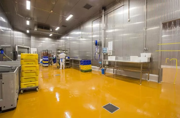 Flowfresh - microbiologically clean polyurethane-cement flooring