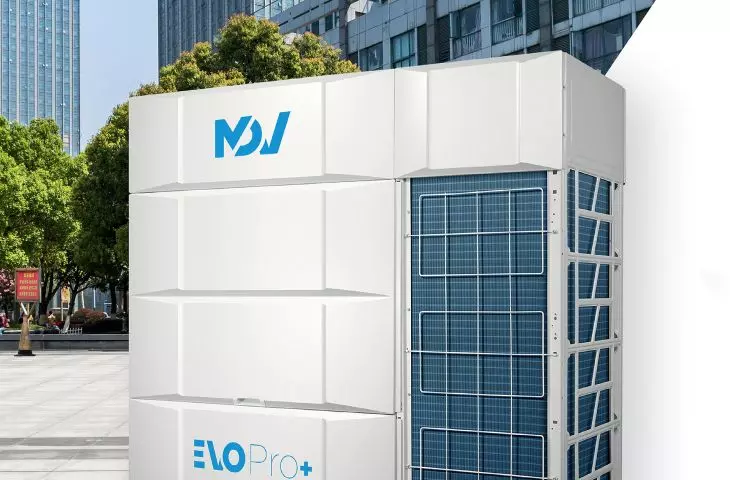 The EVO PRO + series from MDV uses algorithms and self-learning technology to monitor the operation of the devices, so they can operate stably and be maintained in a timely manner to make sure they always perform optimally throughout their life cycle