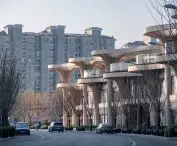 Solar Trees shopping mall in Shanghai - over time, the organic form of the Solar Trees shopping mall is expected to gradually merge with the promenade