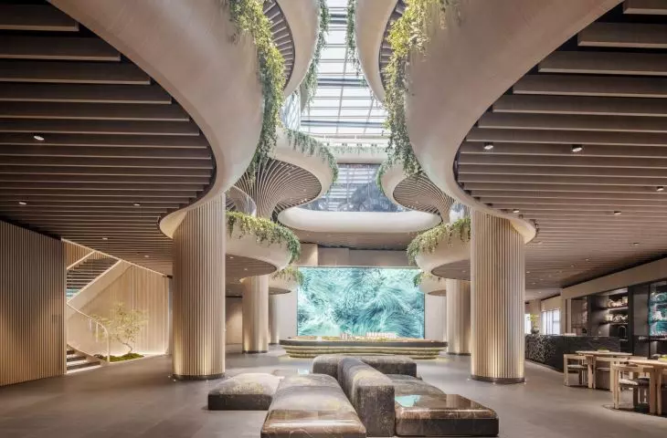 Solar Trees shopping mall in Shanghai