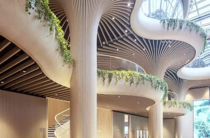 Solar Trees shopping mall in Shanghai