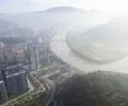 Nansheng Center skyscraper in Wenzhou - bird's eye view