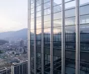 Wieżowiec Nansheng Center w Wenzhou – detale elewacji  