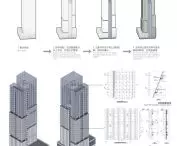 Nansheng Center skyscraper in Wenzhou - facade details  