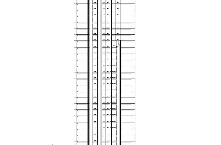Wieżowiec Nansheng Center w Wenzhou – przekrój 