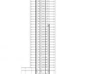Wieżowiec Nansheng Center w Wenzhou – przekrój 