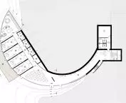 Art center in Panevezys - projection of the newly built wing 