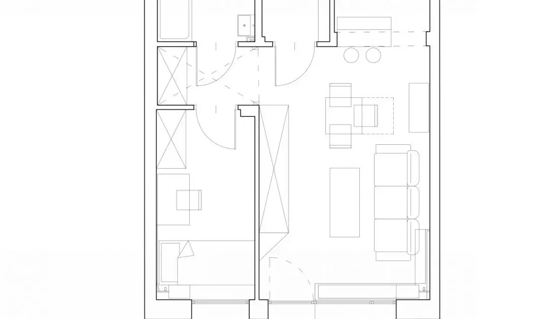 The functional layout in front of the