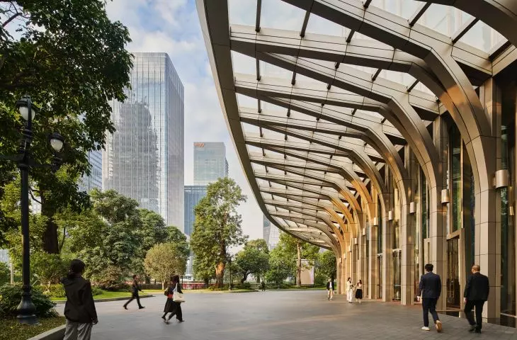 Wieżowiec Star River Headquarters w chińskim Kantonie (Guangzhou)