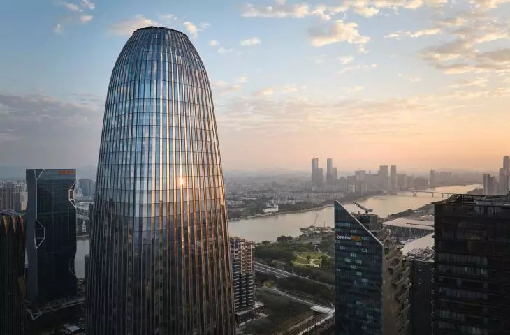 Star River Headquarters skyscraper in Guangzhou, China.