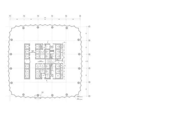 Star River Headquarters skyscraper in Guangzhou, China - first floor plan 