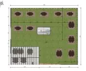 functional layout of the garden
