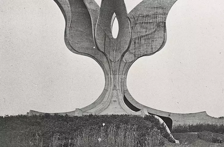 Memorial to the victims of the concentration camp, Jasenovac (Yugoslavia)