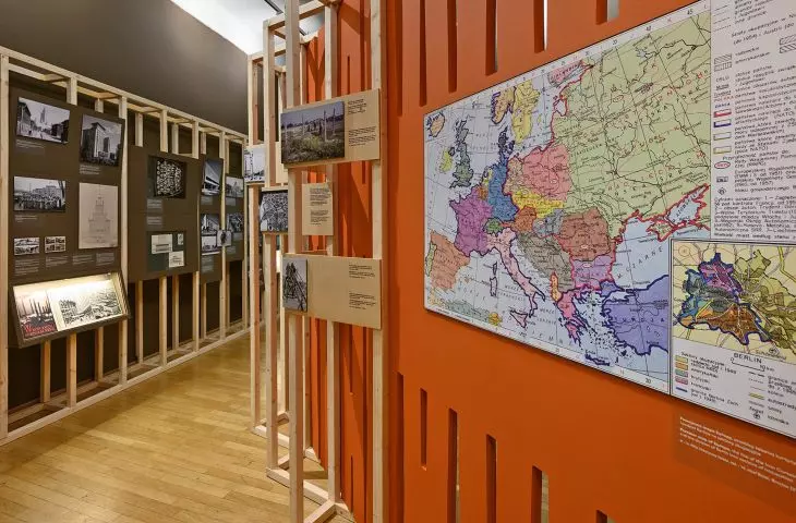 A fragment of the exhibition at the International Cultural Center in Krakow