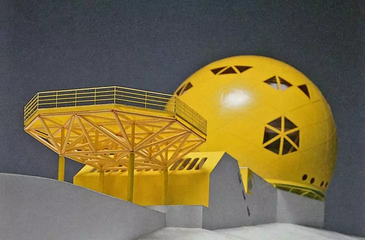 model schroniska na Śnieżce (Czechosłowacja)