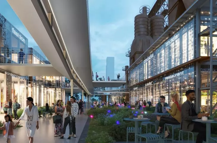 Upgrading a park after a former oil refinery plant in Hangzhou