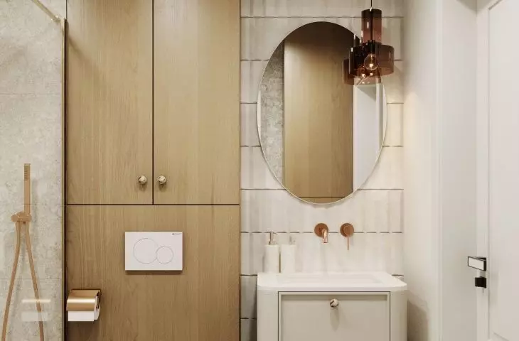 Bathroom designed by Weronika Witaszczyk 