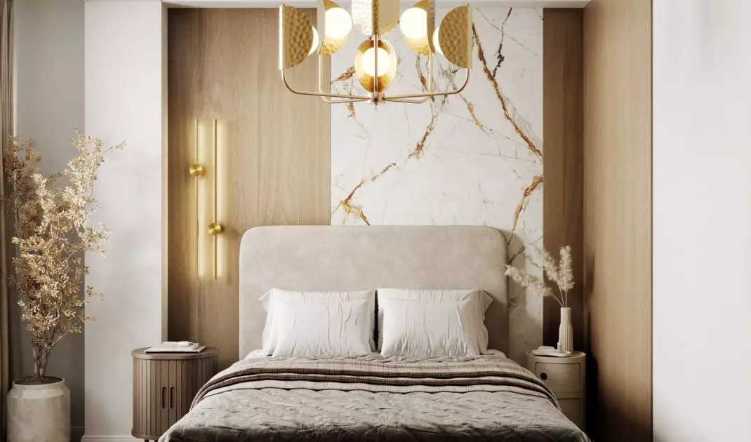 Sypialnia od studia VerArt.interiors