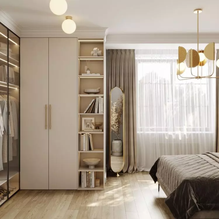 Interior in soft beiges