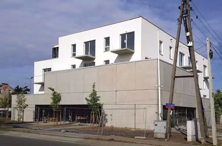 Elewacja z prefabrykowanych elementów