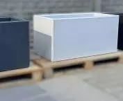 Prefabricated architectural concrete flower pots