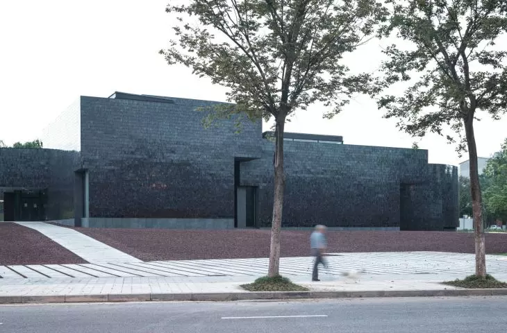 Zisha mineral springs museum in Huanglong valley (Dingshu, China)