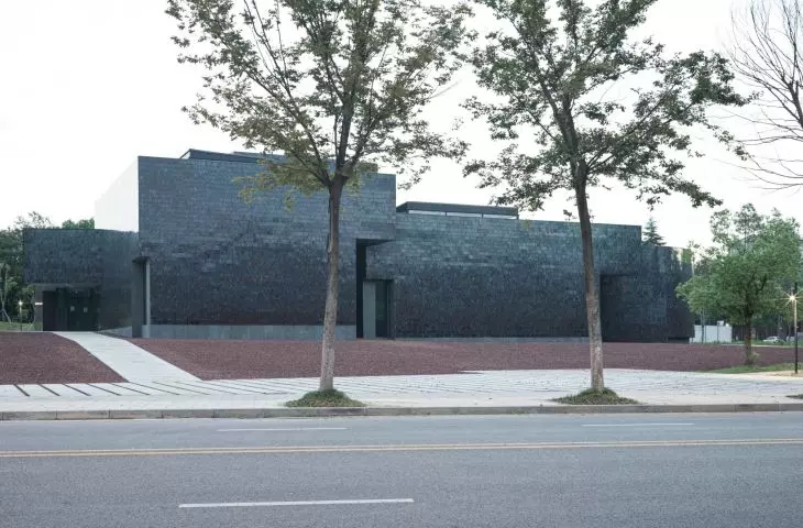 Zisha mineral springs museum in Huanglong valley (Dingshu, China)