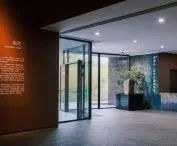 Zisha mineral springs museum in Huanglong valley (Dingshu, China)