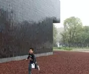 Zisha mineral springs museum in Huanglong valley (Dingshu, China)