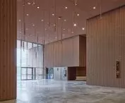 Individual structure on monolithic walls in the interiors of the Polish Army Museum in Warsaw, WXCA