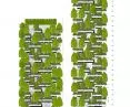 Bosco Verticale (Italian for 'Vertical Forest' or 'Vertical Forest') in Milan - drawing of the west facade 