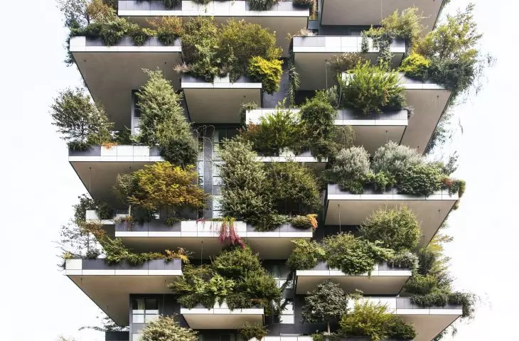 Bosco Verticale (Italian for 'Vertical Forest' or 'Vertical Forest') in Milan