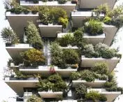 Bosco Verticale (Italian for 'Vertical Forest' or 'Vertical Forest') in Milan