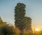 Bosco Verticale (Italian for 'Vertical Forest' or 'Vertical Forest') in Milan