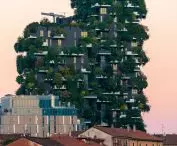 Bosco Verticale (Italian for 'Vertical Forest' or 'Vertical Forest') in Milan