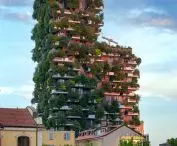 Bosco Verticale (Italian for 'Vertical Forest' or 'Vertical Forest') in Milan