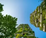 Bosco Verticale (Italian for 'Vertical Forest' or 'Vertical Forest') in Milan