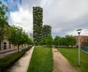 Bosco Verticale (Italian for 'Vertical Forest' or 'Vertical Forest') in Milan