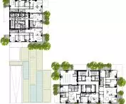 Bosco Verticale (Italian for 'Vertical Forest' or 'Vertical Forest') in Milan - first floor plan