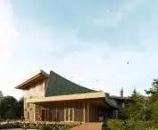 visualization of the pavilion from the outside