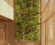 visualization of the green wall
