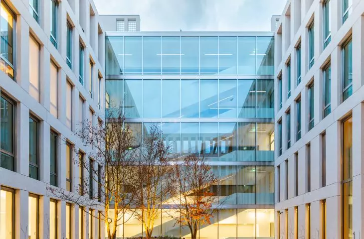 embassy courtyard