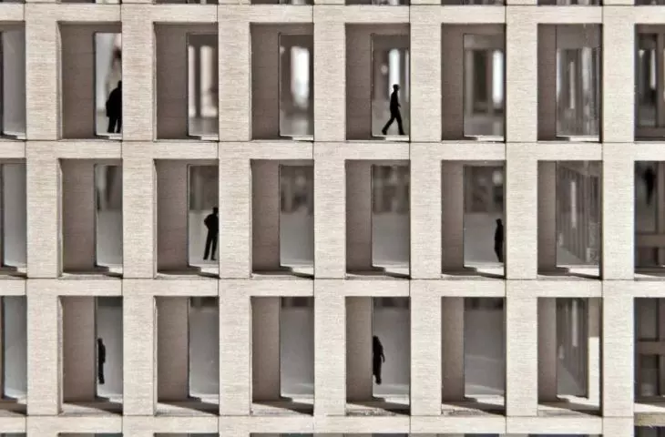 mockup of the embassy building in Berlin