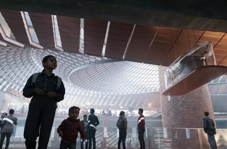 Nikola Tesla Museum in Belgrade - visualization of the gallery inside the building 