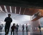 Nikola Tesla Museum in Belgrade - visualization of the gallery inside the building 