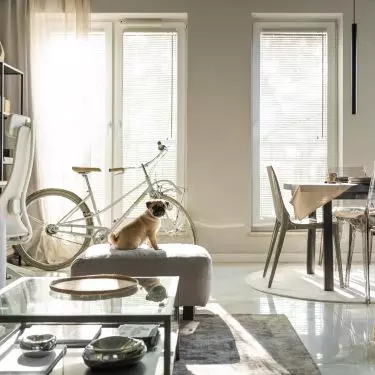 Living area designed by Wioleta Skocz