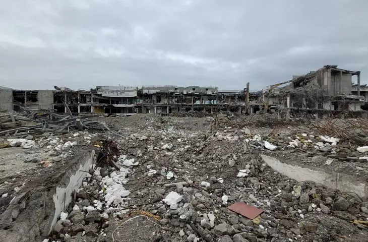 demolition of Galeria Malta in Poznań