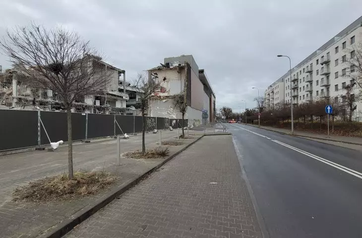 demolition of Galeria Malta in Poznań